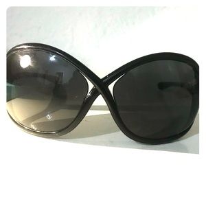 TOM FORD WHITNEY OVERSIZED SOFT ROUND SUNGLASSES